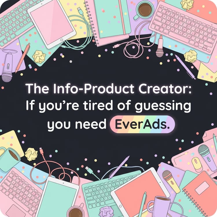 AI-generated course creator ad creative